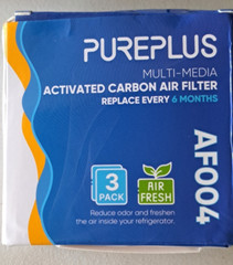3-PACK PurePlus Refrigerator Water Filter RWF4700AC & Air Filters AF004 NEW/SEAL