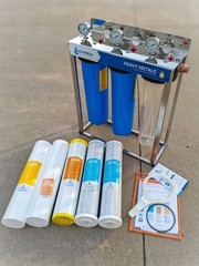 Whole House ExpressHeavy Metal 3 Stage Water Filtration System w/ 5 New Filters
