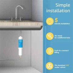 AQUA CREST 5KDC Under Sink Water Filtration System, NSF Certified, 5K Gallons(2)