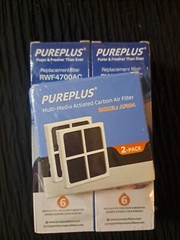 Pureplus RWF4700AC Replacement Refrigerator Water Filter Lot Of 2 & AF004 2 Pk