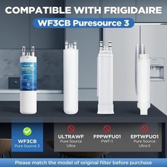 Water Filter Replacement For Frigidaire Puresource 3, WF3CB Water Filter 2 Pack