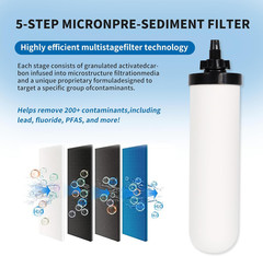 2 Pack 7» ceramic water filter Candle,7 inch water filter replacement filters w