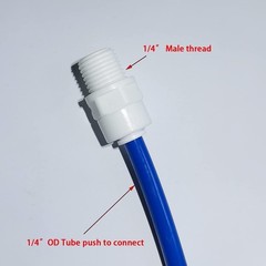 5-Pack 1/4″ Male to OD Tube Quick Connectors – Essential for Water Purification