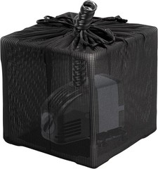 Pond Filter, Anti-clogging Cube Outdoor Mesh Water Pump Barrier Bag Box Basket (