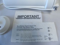 UNUSED Nutri Flow Counter Top Water Filtration Filter Purifier System (A15)