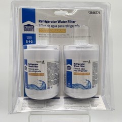 New 2 Pack Project Source #3846776 G-1-2 Refrigerator Water Filter fits GE MWF