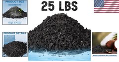 Bulk 25 Lbs Granular Activated Carbon Coconut Hull Water Filter Media 10-18 Mesh
