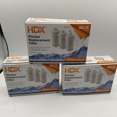 HDX Pitcher Replacement Filter 4-Stage Brita Compatible Model QP6-06 9 Pack New