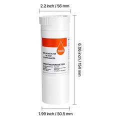 Water Filter Carbon Block for Fridge, 6 Months 200 Gal