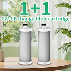 Replace Cartridge remove chlorine odors heavy metals for CW-CF filter(2-pcs)