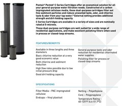 155022-43 C2 Water Filter Cartridge 4.875″ x 2.5″, 5 Micron