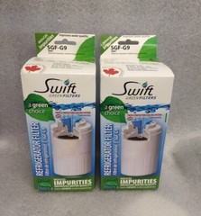 2 Pack ~ Swift SGF-G9 fits for GE MWF WF287 101057A Refrigerator Water Filter