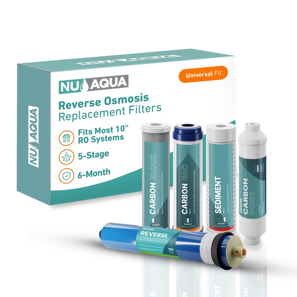 Reverse Osmosis Water Filter System Replacement Set – 5 Stage Under Sink Kit …