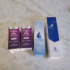 Fachioo drinking water Filter + Waten H20 + SJ wafe Pool & Spa test Strips Lot