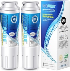 2 Pk Icepure RWF0900A Refrigerator Water Filters For Whirlpool EDR4RXD1 UKF8001