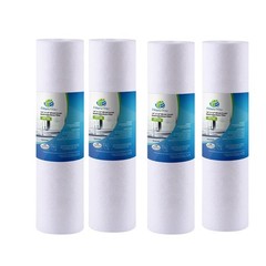 CFS – 4 Pack Polypropylene Sediment Water Filter Cartridges Compatible with Amer