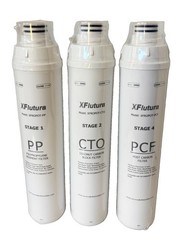 RO100ROPOT 1-Year Replacement Filter Set Pack of 3 – PP, CTO, PCF for Blueva,NEW