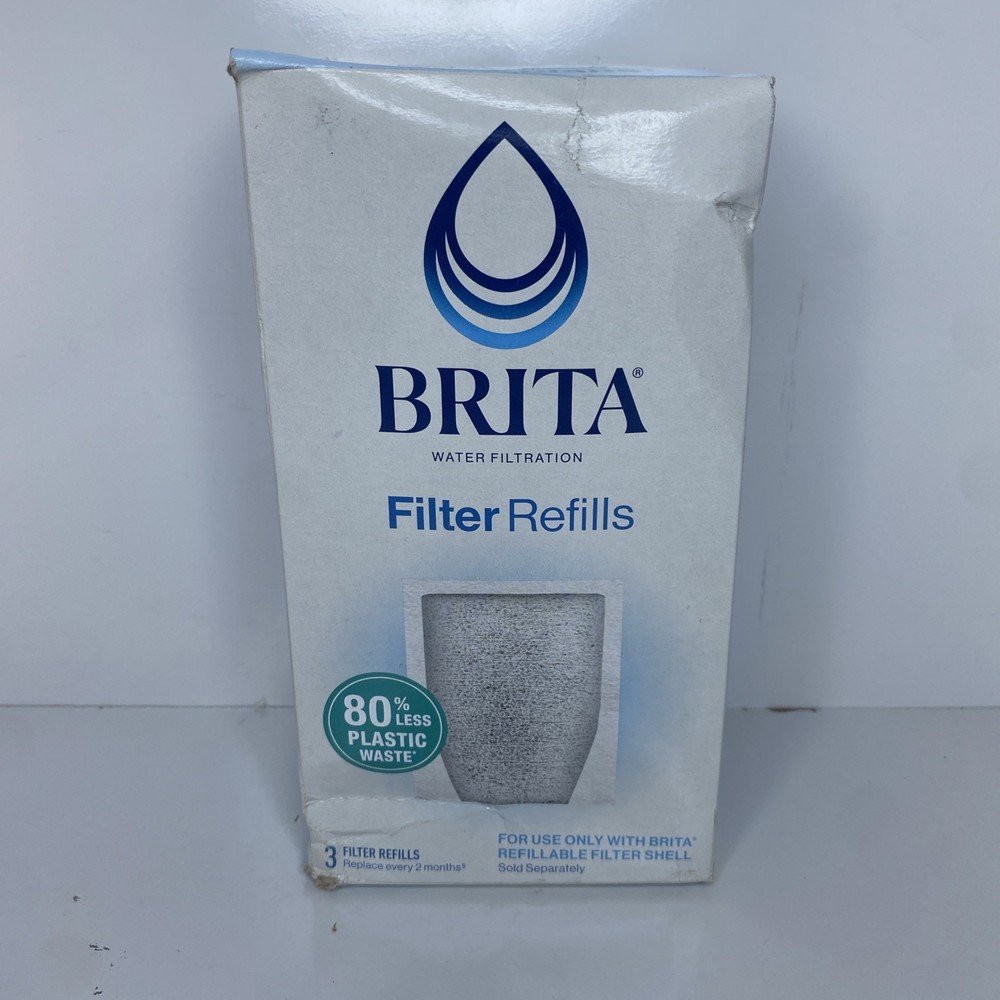 Brita Refillable Water Filter Refills, 3 Count