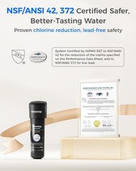 10UB under Sink Water Filter System, Reduces PFAS, PFOA/PFOS, Lead, Chlorine, Ba