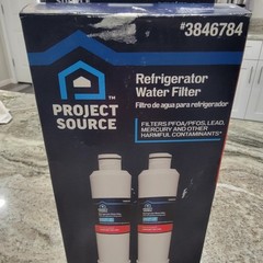 Project Source S-2-2 Refrigerator Water Filter 2 Pack Fits Samsung HAF-CINS NSF