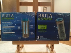2 Brand New Brita Stream Pitcher Water Filter -Gray, Pack of 3