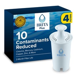 Plus Water Filter BPA Free High Density Replacement Filter for Pitchers and