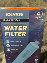 Kohree HY1641 RV Water Filter 3 Pack – Advanced Filtration for Outdoor Sealed