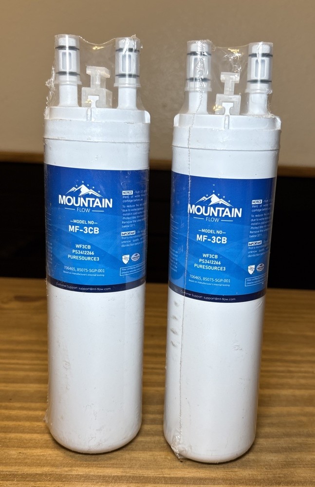 2 NOB Mountain Flow Refrigerator Water Filters Model MF-3CB