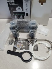 AO Smith 2-Stage ADVANCED Under Sink Water Filtration System ~ New-Open Box