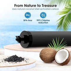 2Pack Black Water Filters Replacement Purification Elements Fit for Berkey BB9-2