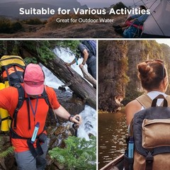 Personal Portable Water Filter Straw Filtration Purifier For Outdoor Survival