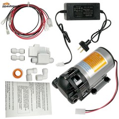 2025 Upgraded 200 GPD Booster Pump Kit w/ a High-Voltage Switch for Home RO
