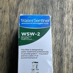 WaterSentinel Replacement Refrigerator Water Filter WSW-2 for Whirlpool Kenmore+