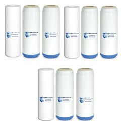 FOUNTAINHEAD 3 SETS REPLACEMENT FILTERS SEDIMENT/FLUORIDE/ARSENIC/CARBON/KDF
