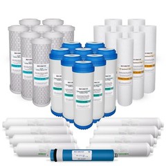 4 Years 33 PK 50 GPD Reverse Osmosis Replacement Filters CTO GAC Inline Sediment