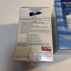 New CUNO LG 5231JA2002A REPLACEMENT CARTRIDGE refrigerator water filter LOT OF 2