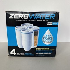 Zero Water 5 Stage Advanced Filtration 4 Pack Replacement Water Filters ZR-006