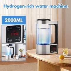 LED Hydrogen Rich Water Machine Portable Hydrogen Water Generator Lonizer Maker