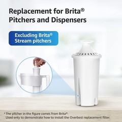 7006 NSF Certified Pitcher Water Filters – 2 Pack for Brita Classic and Mavea