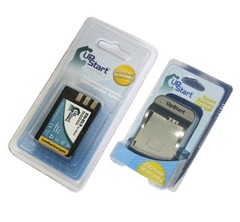 Battery and Charger for Nikon D60 Digital Camera 1300mAh, 7.4V, Lithium-Ion