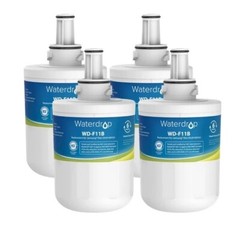 Waterdrop Refrigerator Water Filter, Replacement for Samsung DA29-00003G, 4Pack