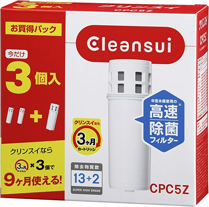 Mitsubishi Cleansui water purifier Cartridge replacement 3 pieces CPC5Z 3 month