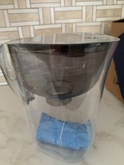Brita 10 Cup Everyday Pitcher Black BPA Free w/Smartlight Indicator & 1 Filter