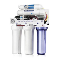 Ispring RCC1DP Tankless RO/DI System, 5 Stage De-Ionization Reverse Osmosis Wate