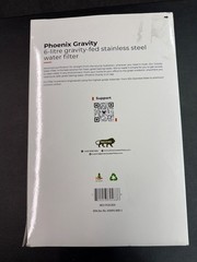 Phoenix Gravity 6-Litre Gravity-Fed Stainless Steel Water Filter With Dual Filtr