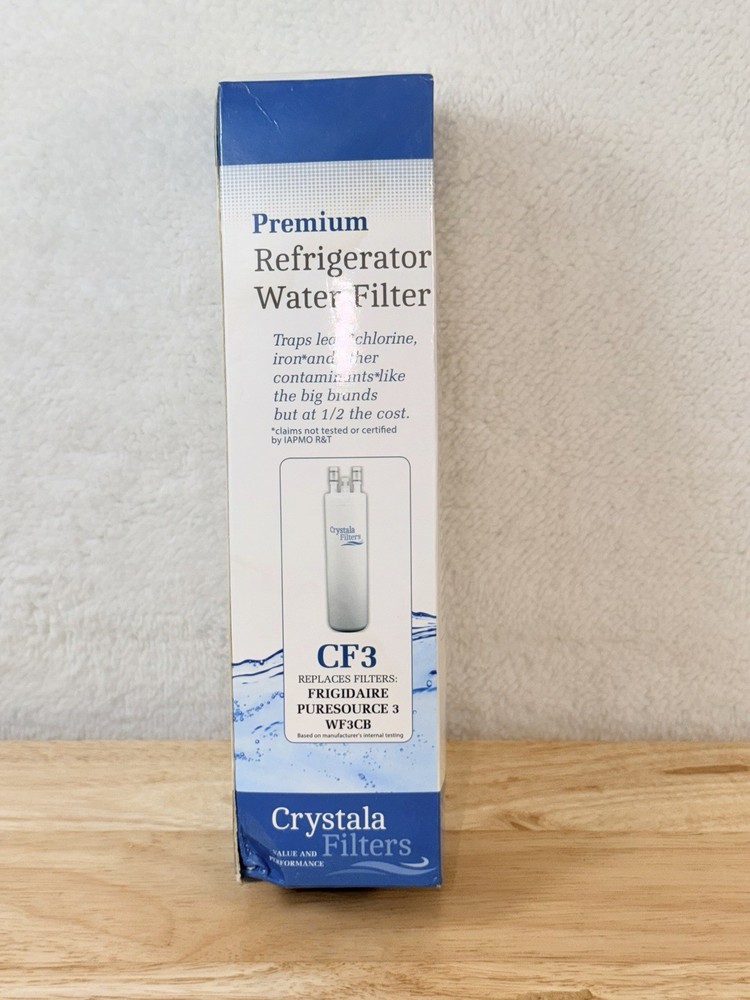 Crystala CF3 Water Filter Replaces Frigidaire PureSource 3 WF3CB Premium New