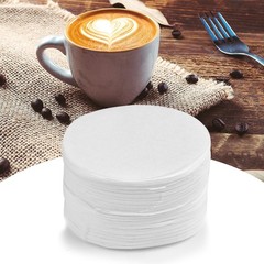 CEYAZYE 200 PCS Round Coffee Filter Paper, 56 mm Disposable 56mm, White