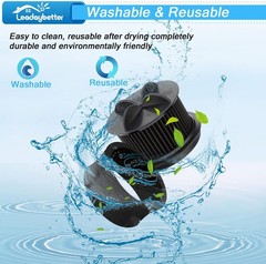 2 Replacement Foam & Filter Compatible with Style 9, 10 & 12, Replace Part 20…