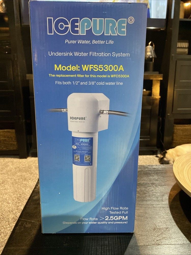 ICEPURE UNDERSINK WATER FILTRATION SYSTEM MODEL WFS5300A New NIB