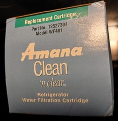 Amana 12527304 Clean Clear Refrigerator Replacement Cartridge Wf401